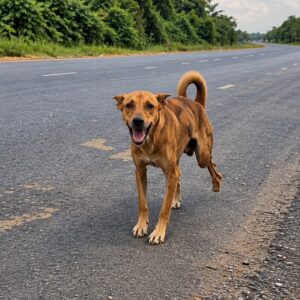 Paralyzed Stray Dog Receives Unexpected Care During Busy Day