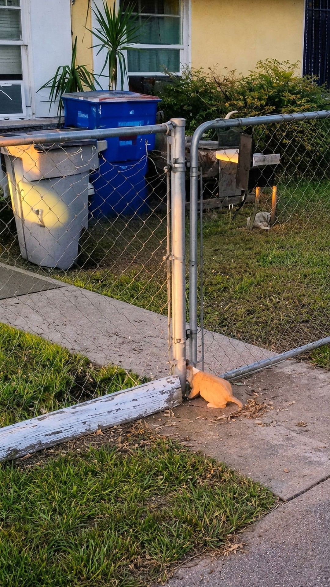 From Trapped to Safe: A Puppy’s Dramatic Rescue at an Iron Fence