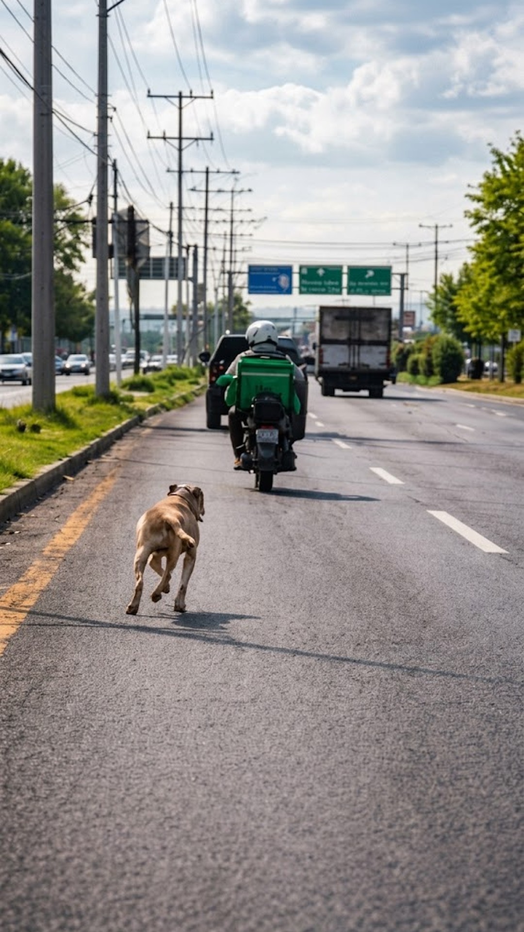 From Desperate Chase to Safe Haven: A Dog's Journey After Abandonment