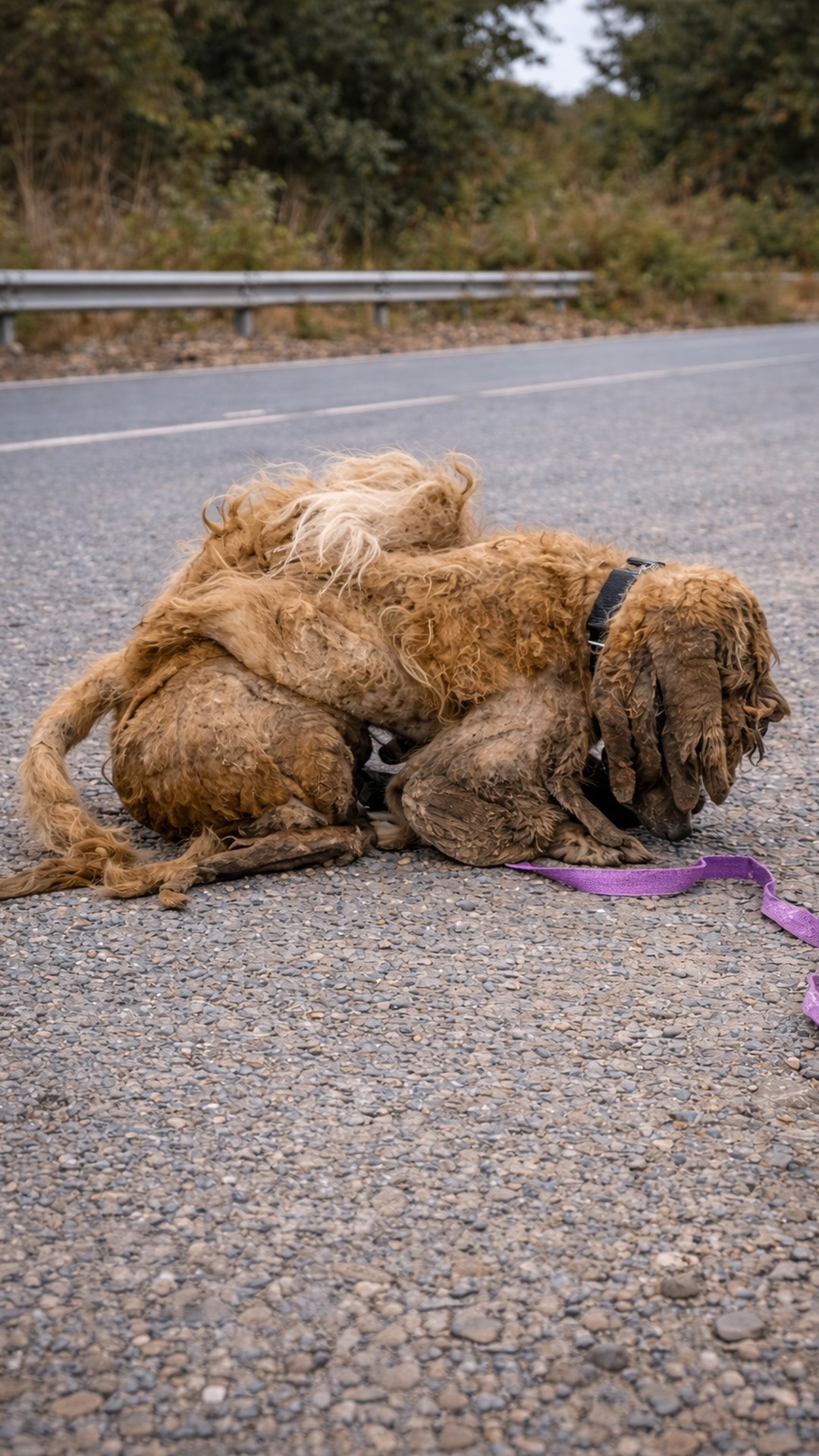 Rescue Team Discovers Small Dog Buried Beneath Six Pounds of Matted Fur