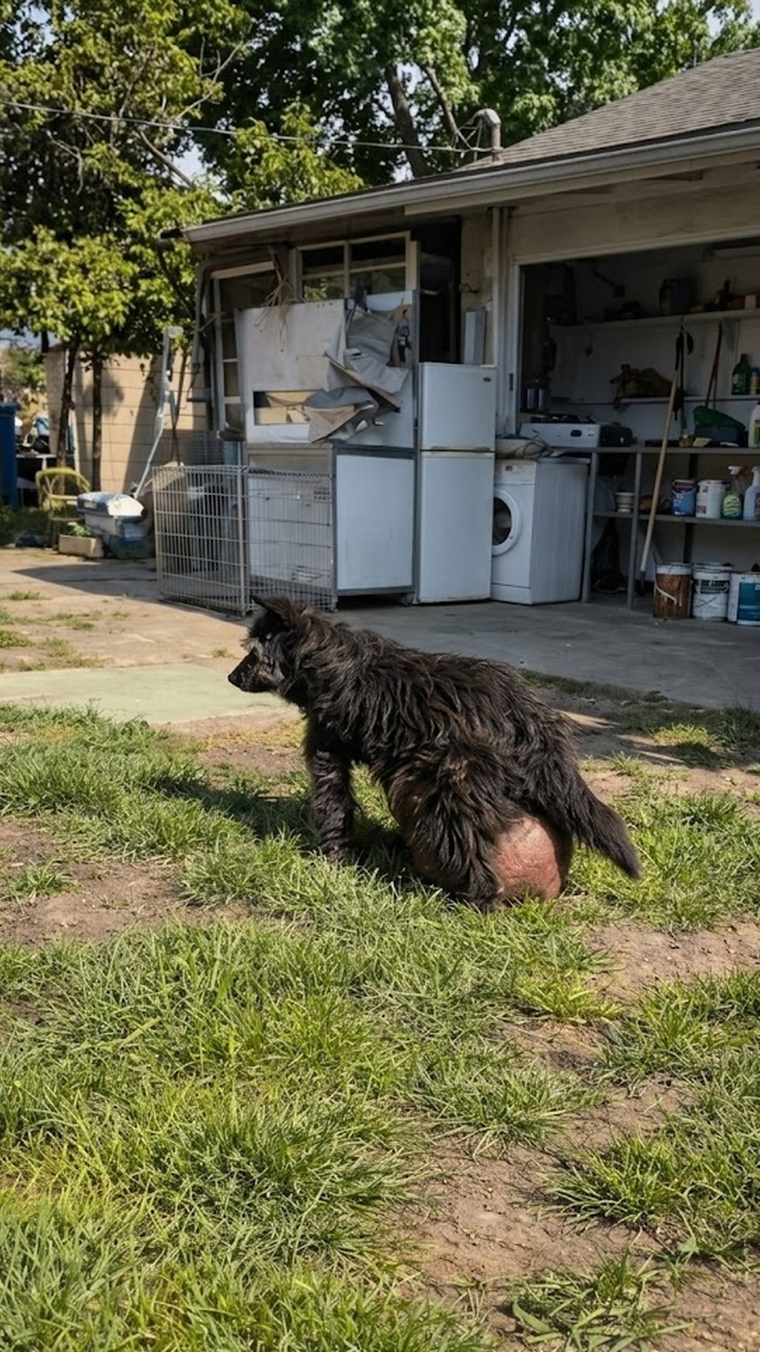 Aging Dog Begins to Recover After His Burden is Finally Noticed