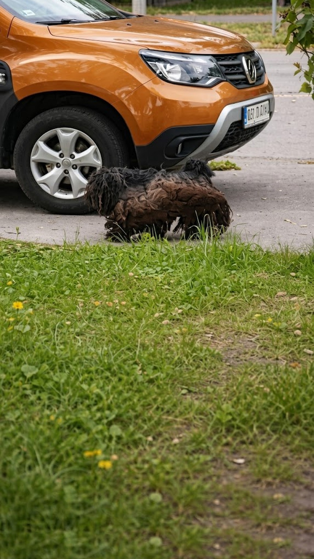 Rescue Team Transforms Neglected Stray at Local Gas Station