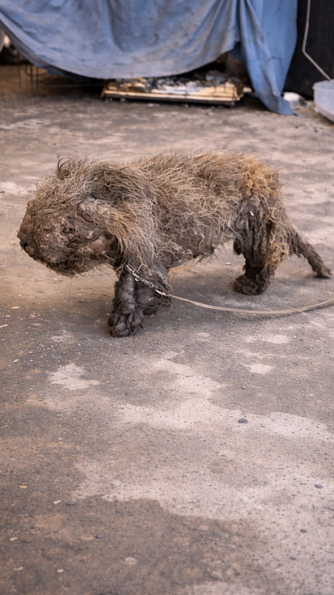 Rescue Uncovers Matilda Under Layers of Matted Fur and Neglect