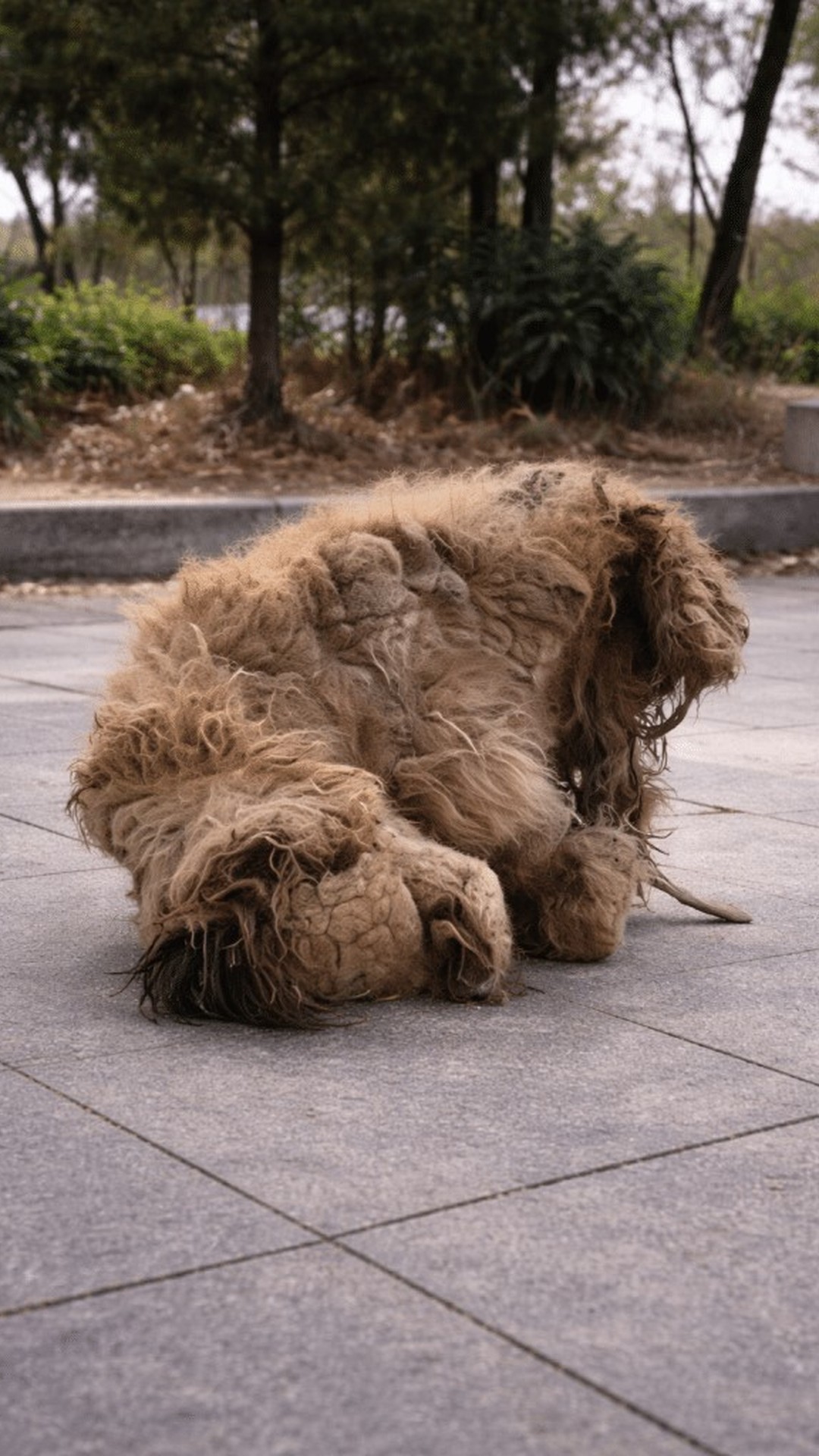 Rescued Dog Reveals His True Self After Extensive Grooming