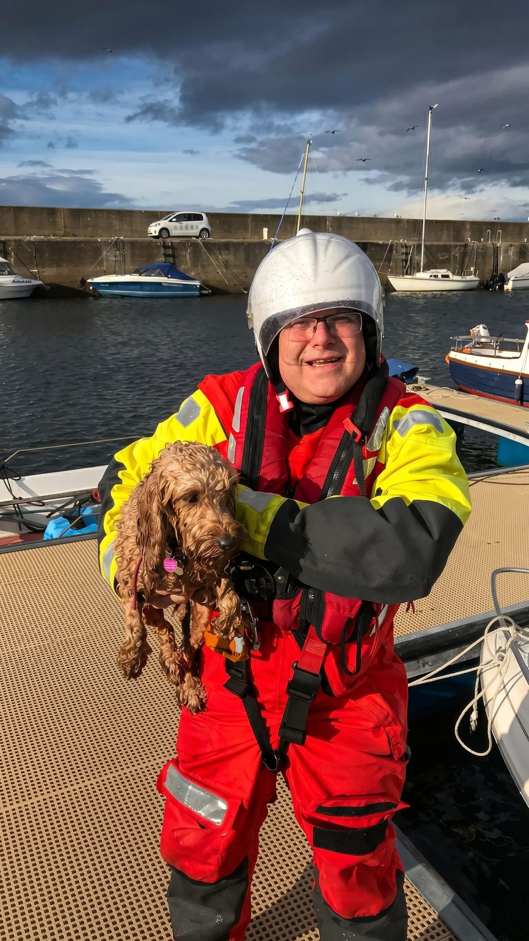 Cockapoo Fights for Survival in Freezing Scottish Sea During Rescue