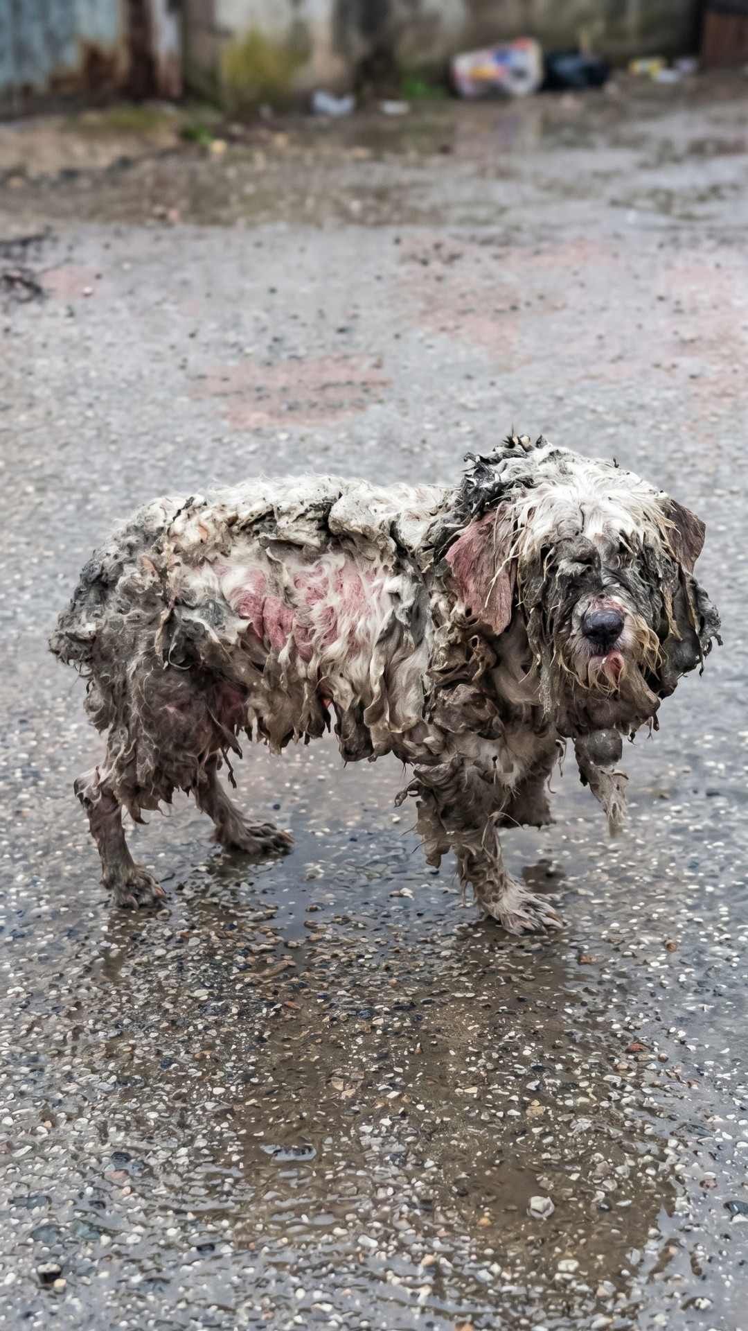 Rescue of a Shivering Stray: A Journey from Fear to Freedom