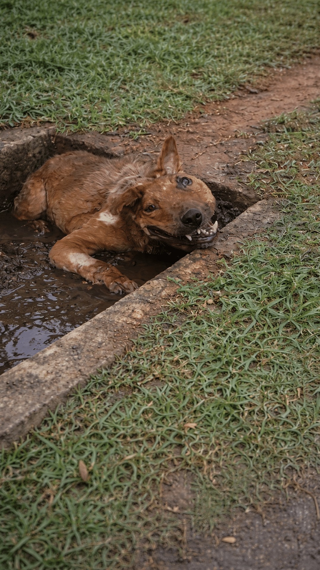 Rescuers Uncover Bona's Hidden Life in a Cramped Underground Pit