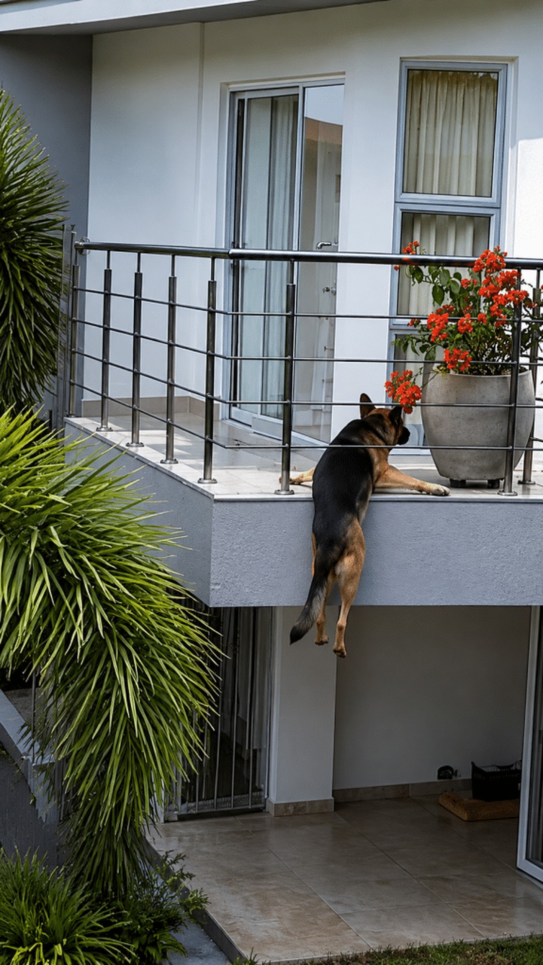 Desperate Bark Leads to a Life-Saving Balcony Rescue