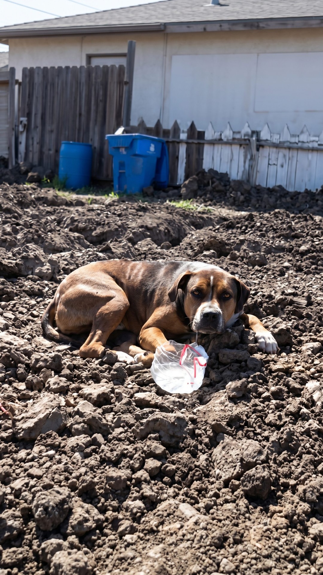 Odin the Stray Dog Finds His Smile After Rescue from Construction Site