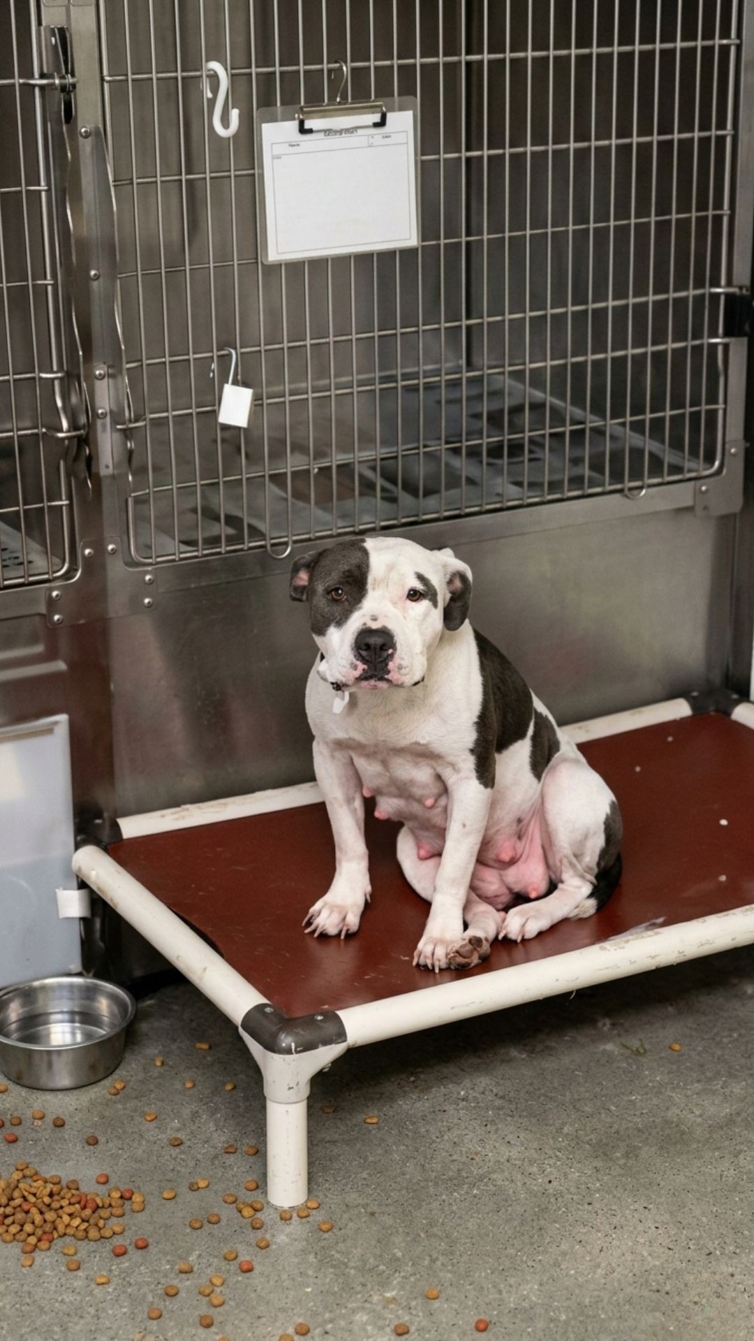 Mother Dog Overcomes Life-Threatening Illness After Abandonment with Puppies