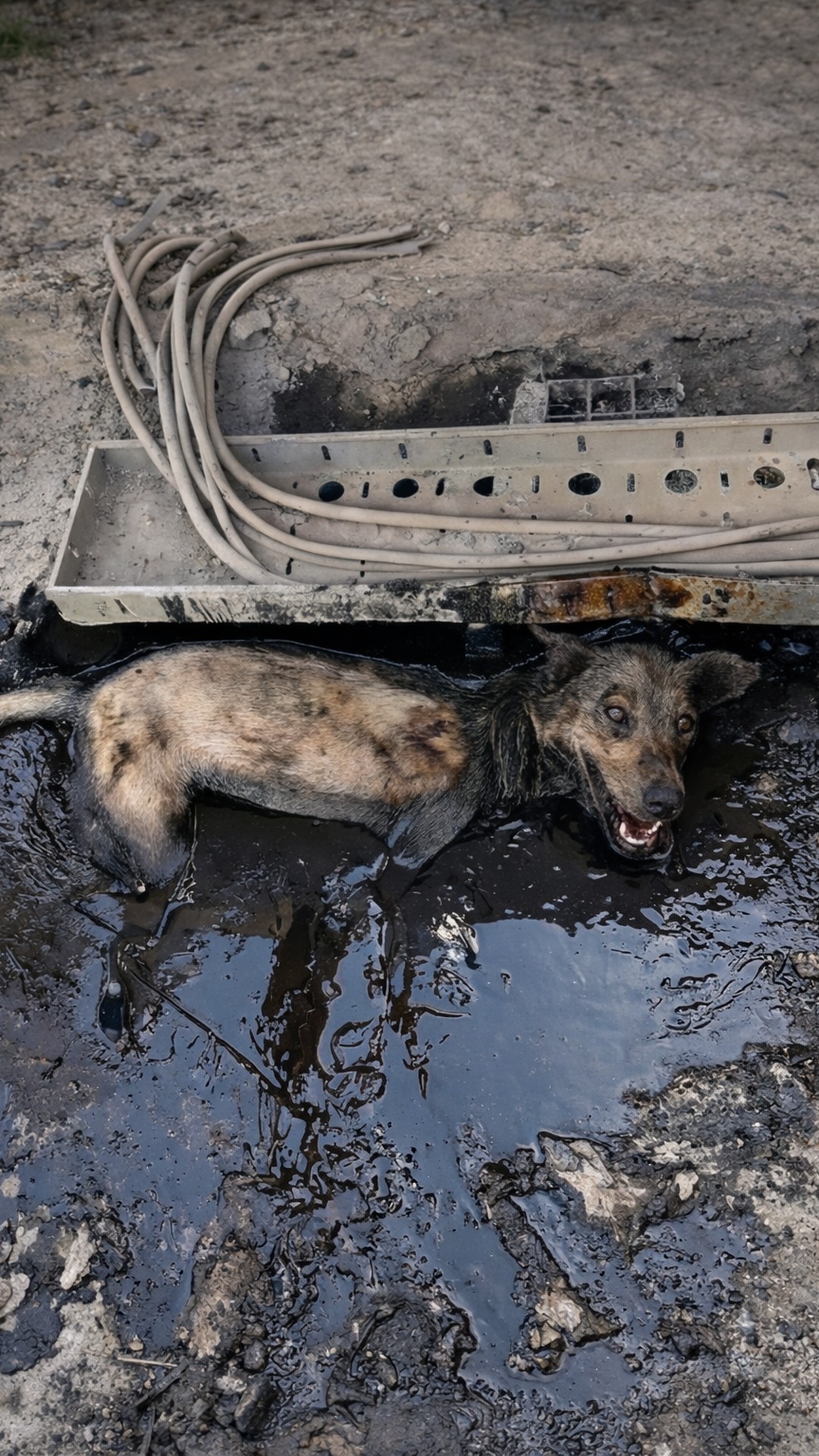 Zana's Remarkable Recovery: From Trapped in Tar to Rolling on Wheels