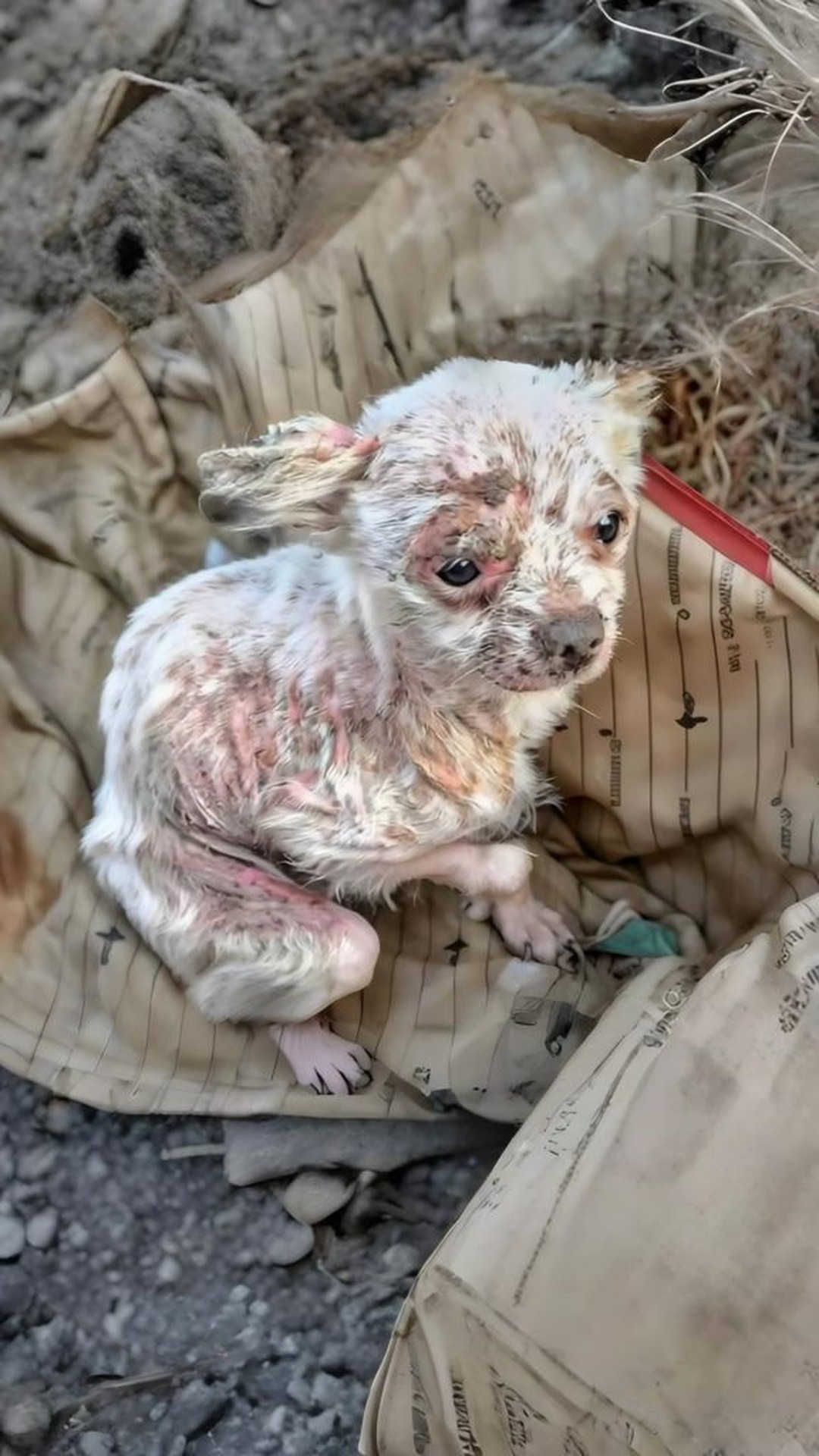 Stray Dog Kin Discovered Among Trash Finds a New Life