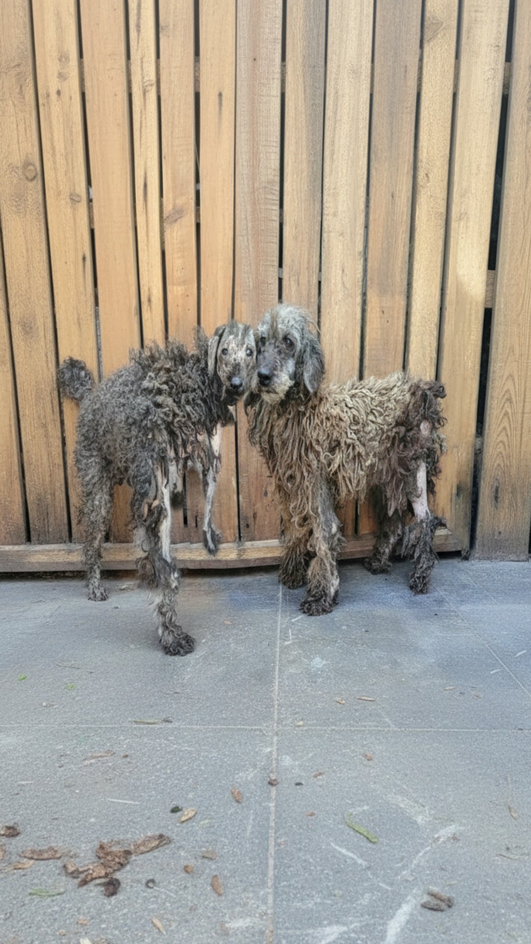 Rescuers Discover Two Abandoned Puppies in Severe Distress