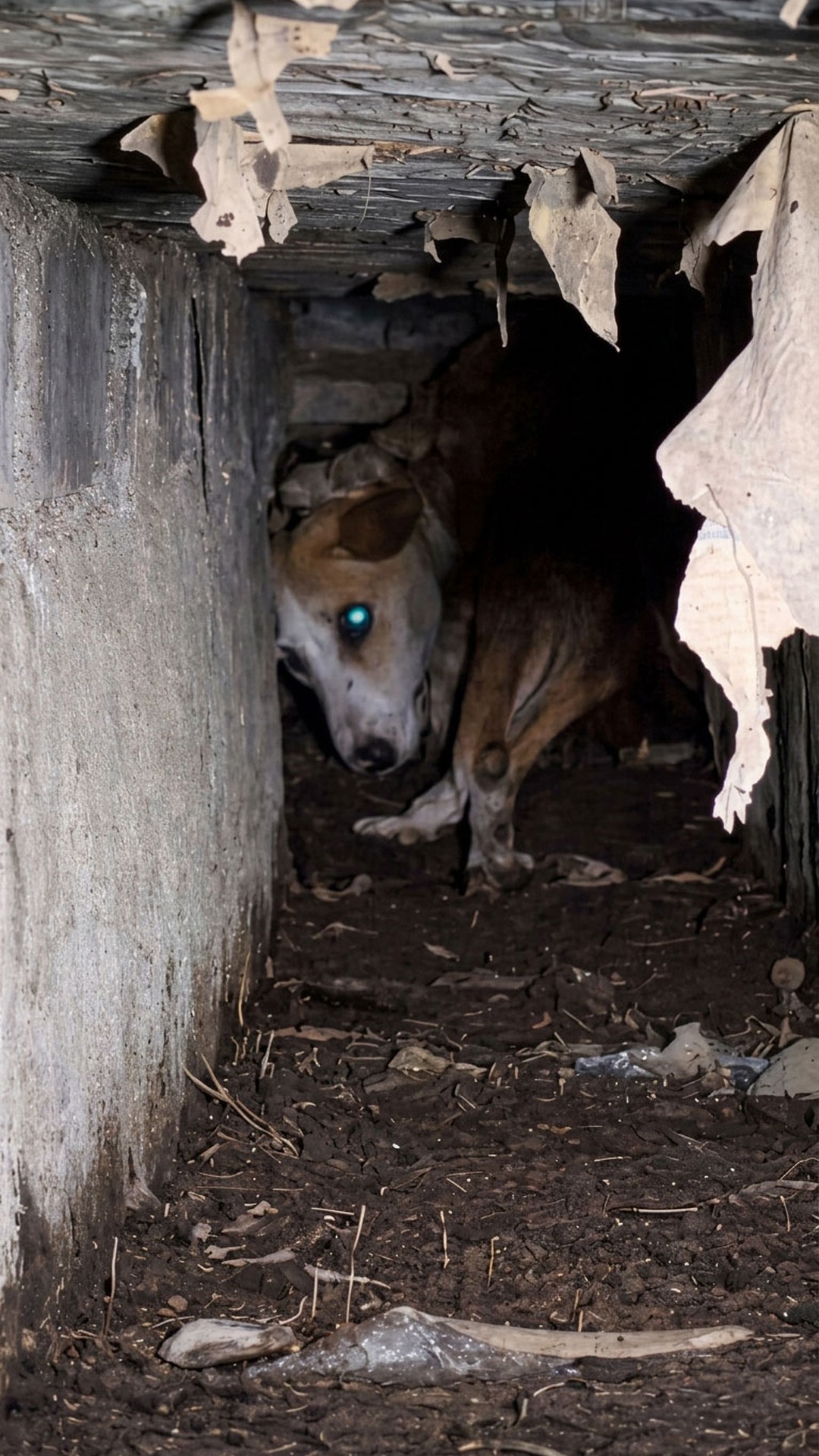 Rescuers Save Trapped Dog Found Whimpering in Underground Sewer