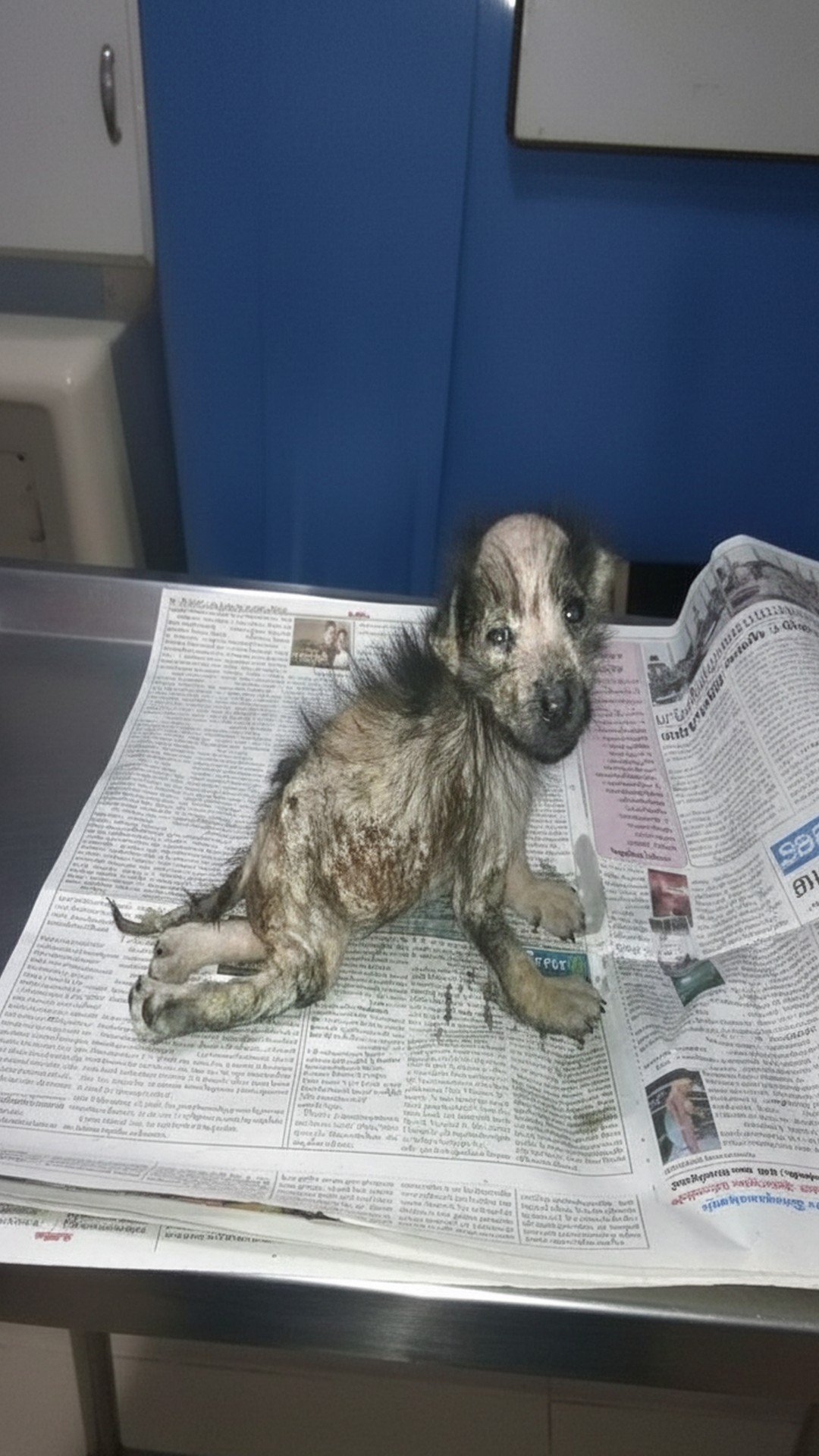 Ava Stands for the First Time After Overcoming Severe Trauma