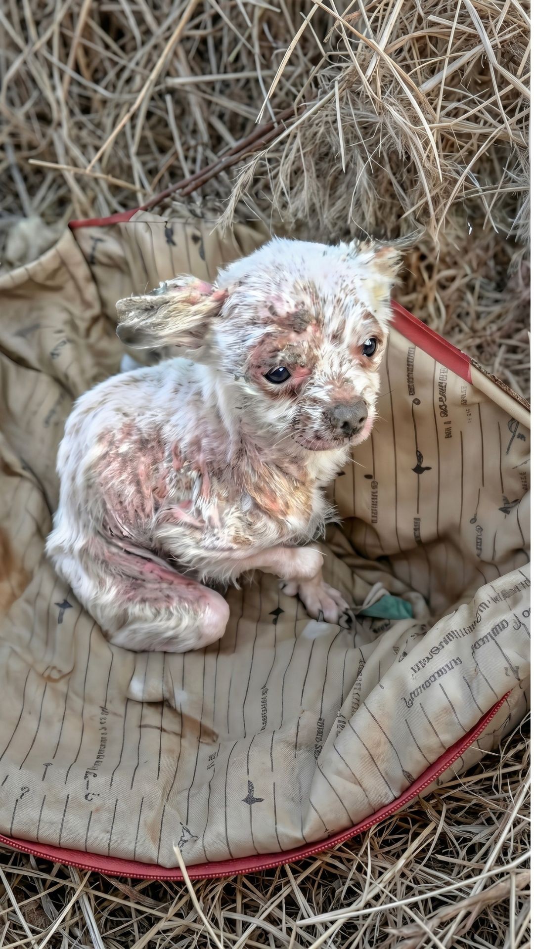 Rescue Discovery: Dog Found in Suitcase Transforms After Months of Healing