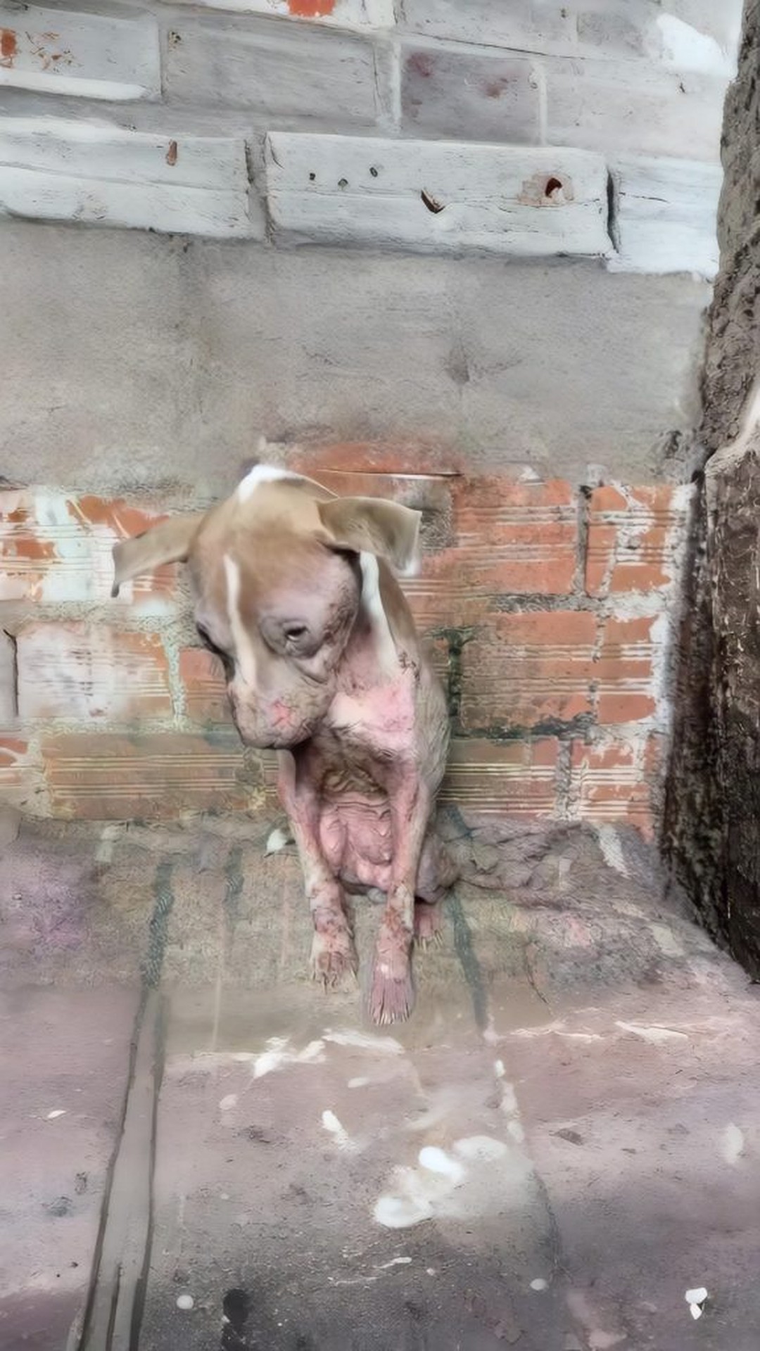 Discovery of Two Abandoned Dogs Hidden Behind Buildings Sparks Rescue