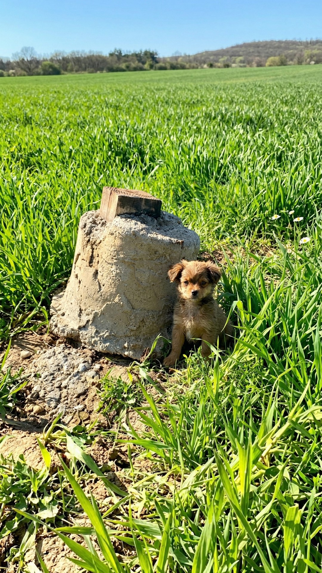 Rescue Team Uncovers Hidden Family of Five Puppies in the Wilderness