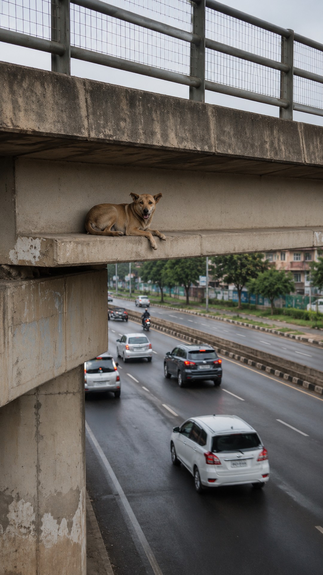 Two Dogs' Loyalty Unveiled During a Frightening Bridge Rescue