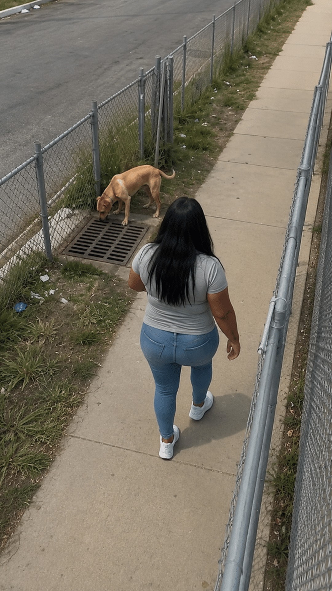 Stray Dog Leads Woman to Rescue His Trapped Companion