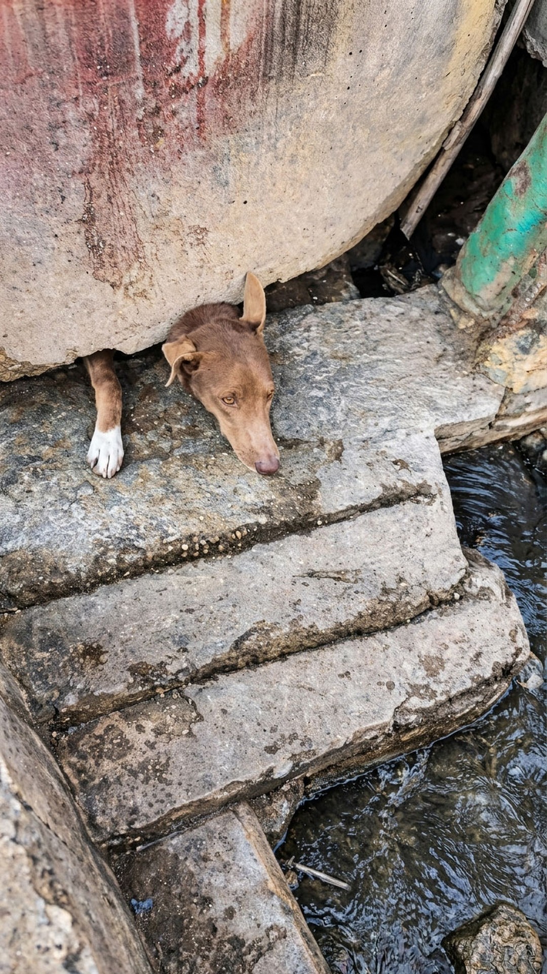Urgent Rescue: Dog Saved from Iron Gate After Frantic Struggle